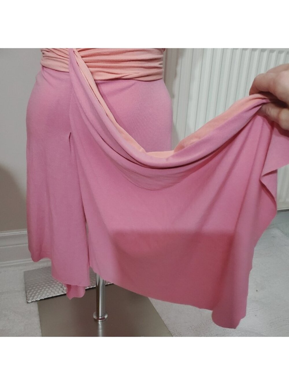 Vintage 90's LE CHATEAU Jersey Knit Sash Skirt - Picture 12 of 12